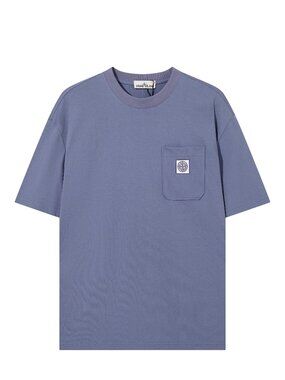 Stone Island Blue Short Sleeve Tee